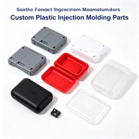 Pièces et services de moulage par injection plastique sur mesure OEM, matériaux ABS PP PC PA avec découpe pour applications industrielles