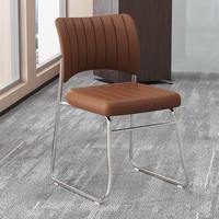 Nouvelle Chaise Empilable Simple et Moderne 2026 avec Dossier, Assise Confortable pour Bureau, Réunion et Chaise d'Ordinateur