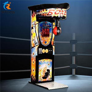 Máquina de Juego de Boxeo Electrónica Operada con Monedas, Simulador de Golpes de Gran Fuerza para Centros de Entretenimiento - Product Image 1