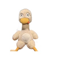 Peluche de canard magnétique détachable, rembourrée en coton PP et polyester, figurine en peluche douce et mignonne, vente en gros, personnalisable en vrac