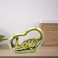 2017 nouvelles décorations pour la maison en céramique argent plaqué titane Table de noël articles de décoration de mariage Figurine de noël et jouets