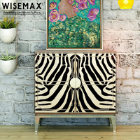 WISEMAX FURNITURE Armoire latérale design de luxe pour entrée, couloir, table console en bois de bouleau pour le salon