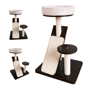 Gratte-chat en sisal et arbre à chat en jouet avec matériau en sisal durable pour les chats d'intérieur et <span class=keywords><strong>le</strong></span> <span class=keywords><strong>plaisir</strong></span> <span class=keywords><strong>de</strong></span> ronronner - Product Image 1