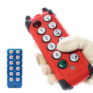 Télécommande industrielle pour palan électrique à 8 boutons à vitesse unique, résistante à l'huile, fabriquée par [Nom du fabricant] - Product Image 5