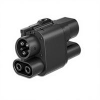 Neuer Amerikanischer Standard zu Europäischem Standard Schnellladung 200kW 200A DC CCS2 zu CCS1 Adapter Stecker EV-Anschluss
