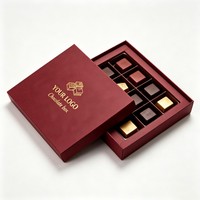 Boîte-cadeau de biscuits au chocolat pour la Saint-Valentin, emballage alimentaire de qualité supérieure, personnalisable, recyclable, en gros