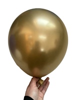 Ballons en latex chromé de haute qualité, ballons métalliques brillants dorés chromés pour décorations de fête d'anniversaire, ballon UN UW Haorun