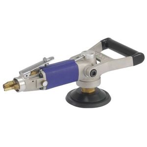 Pulidora Neumática de Agua y Aire Húmedo con Palanca de Seguridad de 4500 RPM y Escape Trasero para Piedra y Mármol - Product Image 3