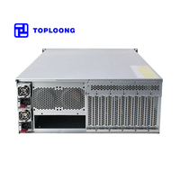 Châssis de serveur d'échange à chaud 4U Châssis de g465-08 de serveur à 4 GPU avec fond de panier psu avec ventilateur