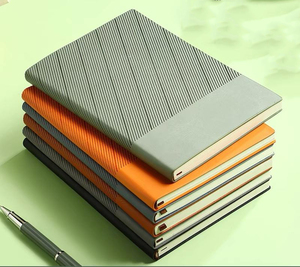 Mềm da kinh doanh máy tính xách tay tùy chỉnh có thể in logo dày cao cấp văn phòng Hộp Quà Tặng đặt notepad A5 - Product Image 1