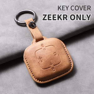 Venta al por mayor directa de fábrica, en stock. Funda de Cuero para Llaves ZEEKR 001, Nueva Funda Premium para Llaves ZEEKR 7X para Hombre - Product Image 3