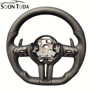 Volante Deportivo de Cuero M para <span class=keywords><strong>BMW</strong></span> F10 F30 F20 F31 F36 X5 M3 M5 M6 F07 F11 F15 F16 F22 <span class=keywords><strong>140i</strong></span> Z4 F32 X3 M Serie F - Product Image 1
