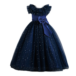 formal year 10 dresses Nox Anabel T1501 Size 10 Ocean Print A Line Bow Boho Prom Dress Formal Evening Gown Corset Formal main image 1
