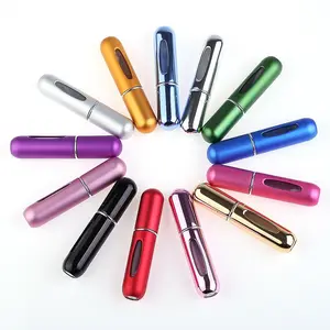 5ml Refillable Aluminum Atomizer Perfume Spray Bottle Pocket Small Empty Parfum Gift Cosmetic Container