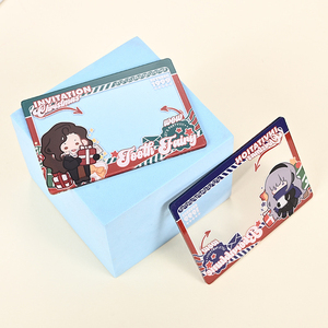 Tarjeta de Fotos Decorativa Navideña de Acrílico Transparente Personalizada con Dibujos Animados, de Doble Cara y Forma Especial, Regalo de Navidad Transfronterizo - Product Image 1