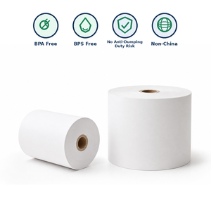 2-1/4" x 85' Thermal Receipt <b>Paper</b> <b>Roll</b> Eco Friendly for ATM POS Bank Cash Register Factory Wholesale - Product Image 1