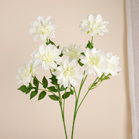 Nieuwe Kunstbloem 4-koppige Bloemarrangement Huisdecoratie Kleine Dahlia Tak Decoratie Binnenhuwelijksdecoratie Valentijnsdag Decoratie