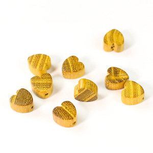 Rosewood Heart Loose Beads 10mm Wood For <b>Bracelet</b> Making DIY Jewelry Accessories <b>Love</b> Pattern Polished - Product Image 1