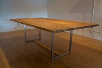Bord d'ogee cerise bois table en bois de meubles de bureau table de réunion