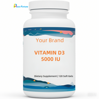 Vitamine D3 K2 5000 UI Capsules molles et gouttes liquides pour adultes pour soutenir le système immunitaire, non destiné aux nouveau-nés