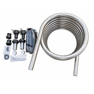 Wood Fired <b>Water</b> Heater Coil Kit 304 Stainless Steel 1.5 Inch Heat Exchanger Coils <b>for</b> Hot Tub Use - Product Image 1