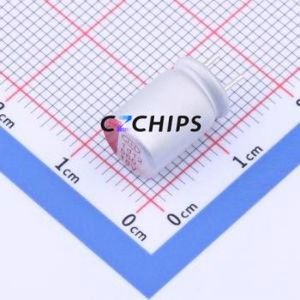 ตัวเก็บประจุแบบแข็ง PCR1CEN561MBABCC35WP ชนิด Through Hole (THT), ขนาด D8xL11.5 มม. 560uF 20% 16V โพลีเมอร์ - Product Image 1