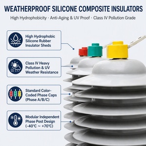 Réenclencheur automatique intelligent 12 kV 630 A monté sur poteau extérieur avec contrôleur SCADA pour ligne aérienne - Product Image 4