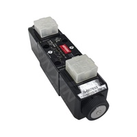Vanne solénoïde hydraulique DG4V-3-2C-M-U-B6-60 CETOP 3 à faible choc, vanne directionnelle doseuse à commande par bouchon, 350 bars, ISO 4401