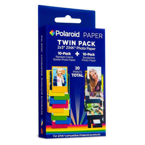 Papier photo 5 x 7,6 cm (20 pièces) ZINK Twin Pack POLZ2X320MIX - Product Image 3