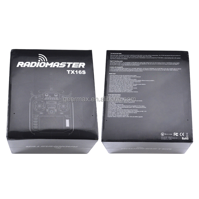 FPV Drone Parts Radio Controller for Radiomaster TX16S Mark II ELRS 2.4G-2.48GHz 400mA Radio Control System UAV Spare Components