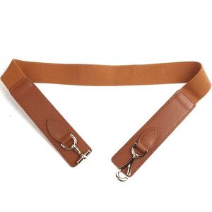 Ceinture décorative polyvalente à la mode pour femmes taille élastique Cinch avec boucle en métal matériau PU pour femmes - Product Image 4