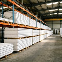 Panel Sandwich Polyurethane untuk Dinding Ruang Dingin, Berinsulasi, untuk Gudang Pendingin dan Pengolahan Makanan