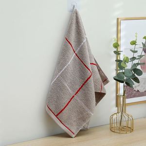 Serviette de voyage luxueuse à rayures, séchage rapide, 100% coton éponge doux de qualité supérieure, tissu jacquard pour le bain et l'hôtel - Product Image 3