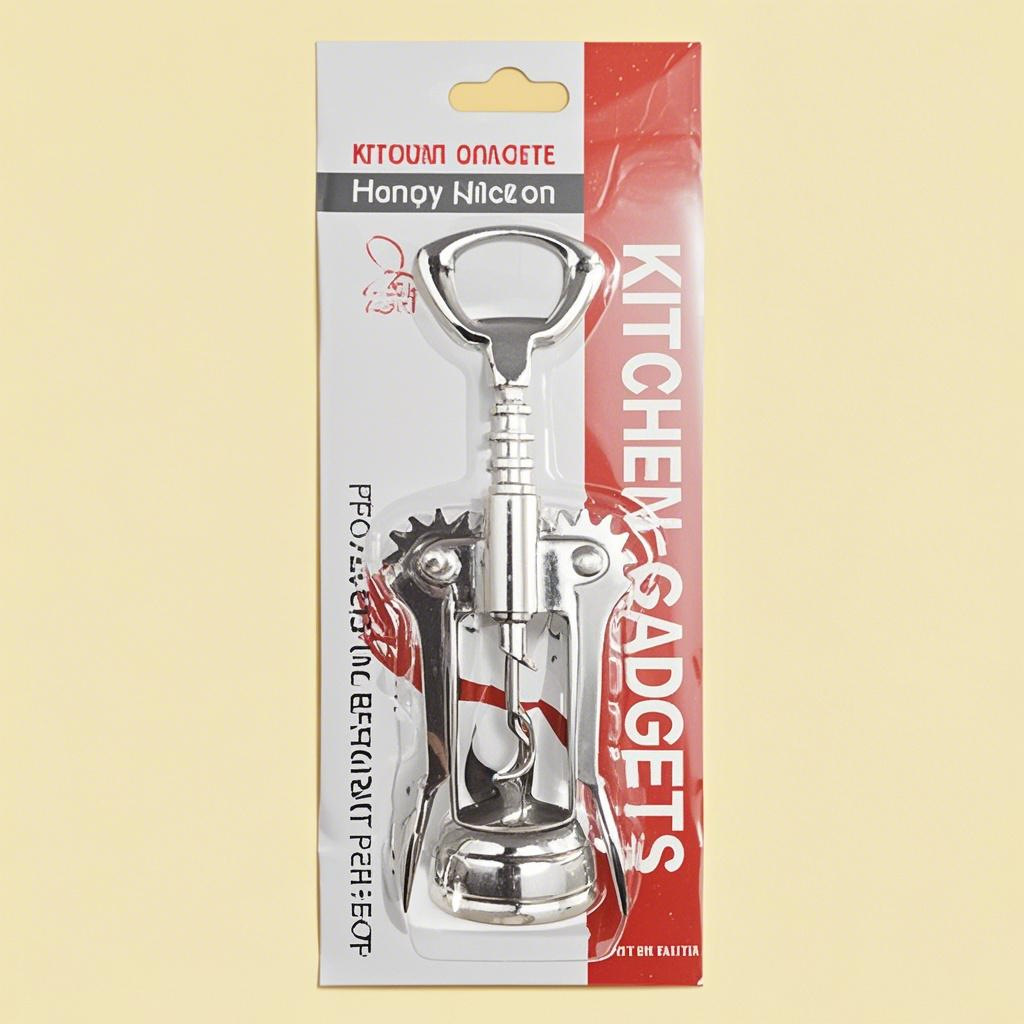 Abridor de Botellas 2 en 1 [Cartón Plateado]