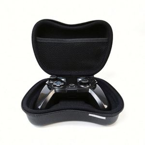 เคสใส่คอนโทรลเลอร์เกมหนังสีดำ EVA วัสดุทนไฟ กันน้ำ เคสเก็บของ PU - Product Image 1