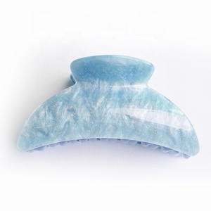 Ziming-Pinza de pelo de ácido acético para mujer y niña, talla grande, <span class=keywords><strong>Mio</strong></span>, elegante, de mármol, de acetato - Product Image 4