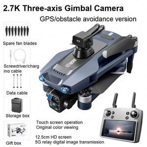 มอเตอร์โดรน RC แบบพับได้พร้อมกล้อง HD คู่4K ชิ้นส่วนแบตเตอรี่ระยะไกล - Product Image 4