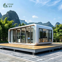 Maisons Modulaires Préfabriquées Personnalisées 5,85m 11,5m 20ft 40ft, Mini-Maisons, Cabines, Bureaux, Modules d'Hébergement Portables, Cabines Apple pour le Tourisme et l'Usage Commercial