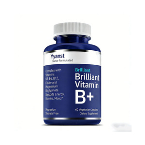 Vitamine B6, vitamine D3 et vitamine B12 de haute qualité en marque privée. Fournissent de l'énergie pour le métabolisme et stimulent le système immunitaire. Capsules. - Product Image 1