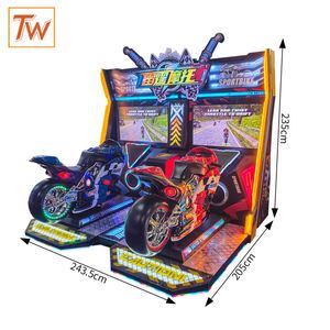 Simulateur de course d'arcade en métal à monnayeur, machine de jeu de simulation de conduite de haute qualité à vendre - Product Image 2