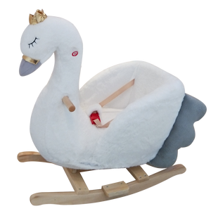 À <span class=keywords><strong>bascule</strong></span> en peluche <span class=keywords><strong>cygne</strong></span> jouet avec bébé musique rock pour les enfants - Product Image 1
