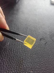 Gouden Kunstmatige Saffier Ruwe Edelsteen Mohs Hardheidsschaal Van 9 Kristal Voor Sieraden - Product Image 3