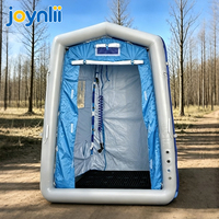 Tente de douche de décontamination gonflable personnalisée pour les interventions d'urgence et les secours médicaux