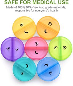 Monthly Organizer 2 Times a Day Daily Pill Cases Large 4 Week <b>Tablet</b> <b>Container</b> - Product Image 3