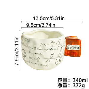 Sáng tạo thú vị gốm cà phê Mug Instagram phong cách tráng men màu cuốn sách xử lý an toàn Internet nổi tiếng mới học tập thiên tài - Product Image 6