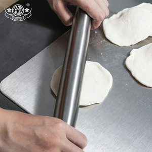 Utensili da Cucina: <span class=keywords><strong>Mattarello</strong></span> Antiaderente in Acciaio Inox con Manico in Metallo per Biscotti, Pasticceria, Pasta e Pizza - Product Image 4