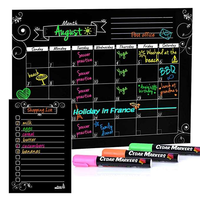 Autocollant magnétique effaçable personnalisé pour tableau d'écriture, surface d'écriture réutilisable, bloc-notes pour tableau d'écriture
