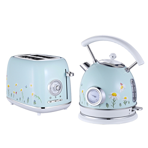 Oem Odm Electric <b>Toaster</b> Automatic Pop-Up Burger Bread Double Flower Painting Retro Two Slice <b>Toaster</b> - Product Image 5