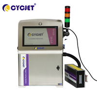 Máquina de Impresión de Inyección de Tinta UV PIJ, Máquina de Codificación de Códigos QR, Códigos de Fecha y Caducidad, Impresora de Inyección de Tinta Piezoeléctrica de Alta Velocidad con Curado UV