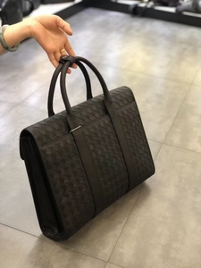 Maletín de Cuero Tejido Estilo París, Sin Marca, para Oficina, Bolso de Mano para Portátil para Hombre, Venta al Por Mayor en Reino Unido y Francia - Product Image 5